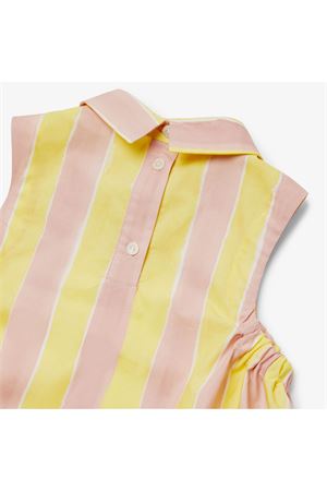 Yellow and lilac Junior poplin dress FENDI KIDS | JFB747AS67F1R0X